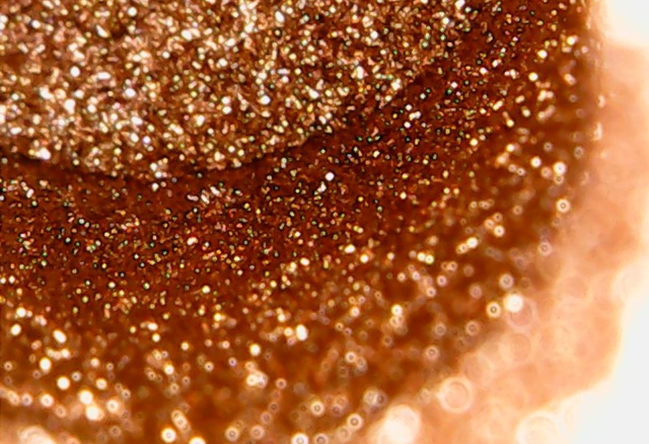 Macro photograph of copper nanopowder material